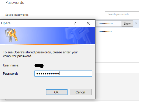 How To Display Saved Passwords In Opera