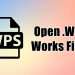 How to Open .WPS Works Files on Windows 11/10